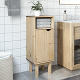 vidaXL Bathroom Cabinet OTTA 35x30x90 cm Solid Wood Pine