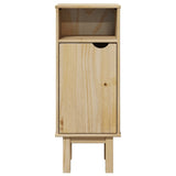 vidaXL Bathroom Cabinet OTTA 35x30x90 cm Solid Wood Pine