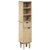 vidaXL Bathroom Cabinet OTTA 35x30x159 cm Solid Wood Pine