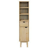 vidaXL Bathroom Cabinet OTTA 35x30x159 cm Solid Wood Pine