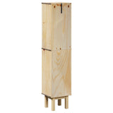 vidaXL Bathroom Cabinet OTTA 35x30x159 cm Solid Wood Pine