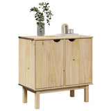 vidaXL Hallway Cabinet OTTA 75x40x75 cm Solid Wood Pine