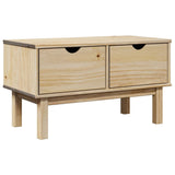 vidaXL Hallway Bench OTTA 80x40x45 cm Solid Wood Pine