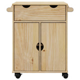 vidaXL Kitchen Trolley OTTA 71x45x80 cm Solid Wood Pine