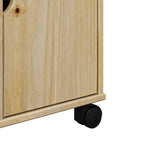 vidaXL Kitchen Trolley OTTA 71x45x80 cm Solid Wood Pine