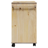 vidaXL Kitchen Trolley OTTA 71x45x80 cm Solid Wood Pine