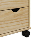 vidaXL Kitchen Trolley OTTA 71x45x80 cm Solid Wood Pine