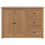 vidaXL Sideboard with Drawers Panama 112x40x80 cm Solid Wood Pine