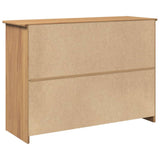 vidaXL Sideboard with Drawers Panama 112x40x80 cm Solid Wood Pine