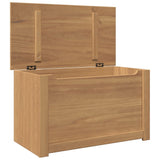 vidaXL Storage Chest with Lid Panama 79x42x46 cm Solid Wood Pine