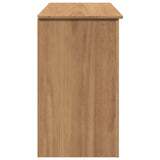 vidaXL Desk Panama 112x45x75 cm Solid Wood Pine