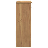 vidaXL Shoe Cabinet Panama 80x40x114 cm Solid Wood Pine