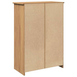 vidaXL Shoe Cabinet Panama 80x40x114 cm Solid Wood Pine