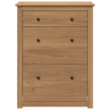 vidaXL Shoe Cabinet Panama 80x35x105 cm Solid Wood Pine