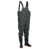 vidaXL Chest Waders with Boots Dark Green Size 38