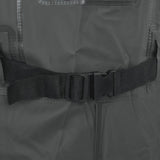 vidaXL Chest Waders with Boots and Belt Dark Green Size 38