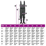 vidaXL Chest Waders with Boots and Belt Dark Green Size 38