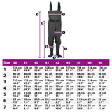 vidaXL Chest Waders with Boots and Belt Dark Green Size 40