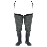 vidaXL Hip Waders Dark Green Size 38