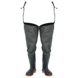 vidaXL Hip Waders Dark Green Size 41