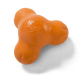 West Paw Dog Toy with Zogoflex Tux Tangerine Orange L