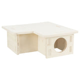 TRIXIE 3-chambered Rodent House 30x12x30 cm Wood