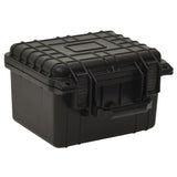 vidaXL Portable Flight Case Black 27x25x18 cm PP