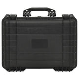 vidaXL Portable Flight Case Black 47x36x18 cm PP