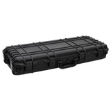 vidaXL Wheeled Flight Case Black 96x42x16 cm PP