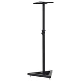 vidaXL Studio Monitor Speaker Stands 2 pcs Black Steel