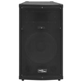 vidaXL Professional Passive Hifi Stage Speaker 1000 W Black 37x37x64cm