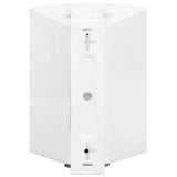 vidaXL Wall-mounted Stereo Speakers 2 pcs White Indoor Outdoor 100 W