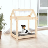 vidaXL Dog Bed 61x50x70 cm Solid Wood Pine