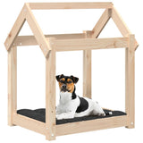 vidaXL Dog Bed 61x50x70 cm Solid Wood Pine