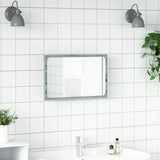 vidaXL LED Bathroom Mirror Grey Sonoma 60x8.5x38 cm Engineered Wood