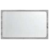 vidaXL LED Bathroom Mirror Grey Sonoma 60x8.5x38 cm Engineered Wood