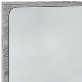 vidaXL LED Bathroom Mirror Grey Sonoma 60x8.5x38 cm Engineered Wood