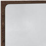 vidaXL LED Bathroom Mirror Brown Oak 60x8.5x38 cm Engineered Wood