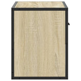 vidaXL TV Cabinet Sonoma Oak 60x31x39.5 cm Engineered Wood and Metal