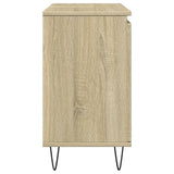 vidaXL Bathroom Cabinet Sonoma Oak 58x33x60 cm Engineered Wood