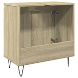 vidaXL Bathroom Cabinet Sonoma Oak 58x33x60 cm Engineered Wood