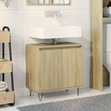 vidaXL Bathroom Cabinet Sonoma Oak 58x33x60 cm Engineered Wood