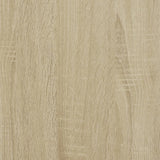 vidaXL Bathroom Cabinet Sonoma Oak 80x33x60 cm Engineered Wood