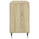 vidaXL Bathroom Cabinet Sonoma Oak 80x33x60 cm Engineered Wood