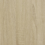 vidaXL Bathroom Cabinet Sonoma Oak 80x33x60 cm Engineered Wood