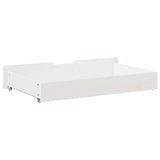 vidaXL Under-Bed Drawers 2 pcs White 95x55x16 cm Solid Wood Pine