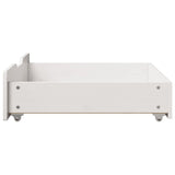 vidaXL Under-Bed Drawers 2 pcs White 65x55x16 cm Solid Wood Pine