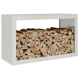 vidaXL Firewood Rack 100x40x60 cm Stainless Steel