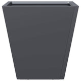 vidaXL Garden Planter Anthracite 30x30x30 cm Steel