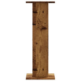 vidaXL Speaker Stands 2 pcs Old Wood 30x30x80 cm Engineered Wood